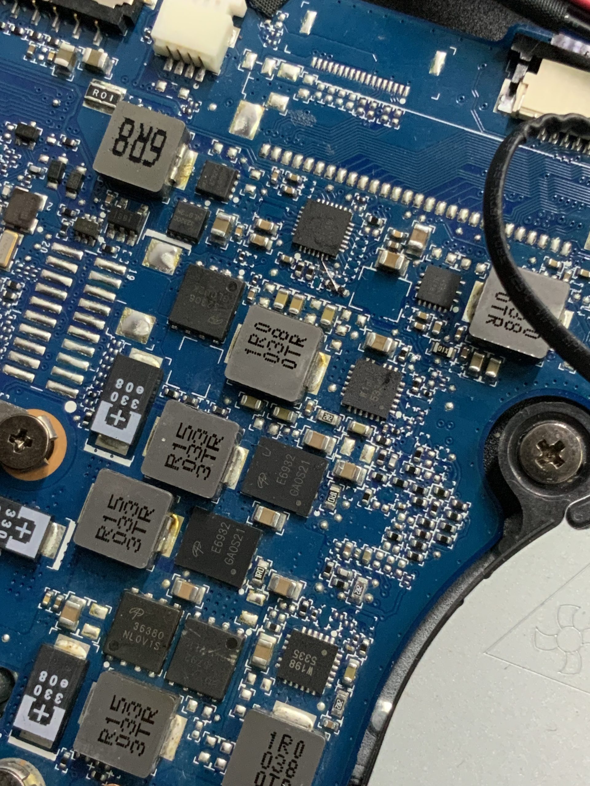 Reparación de placa
